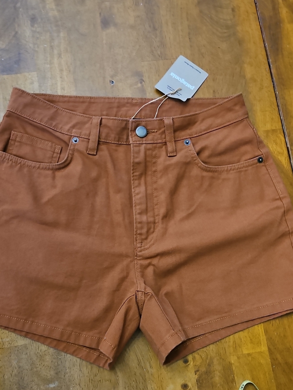 Patagonia Women's Burnt Orange High-Rise Jean Shorts